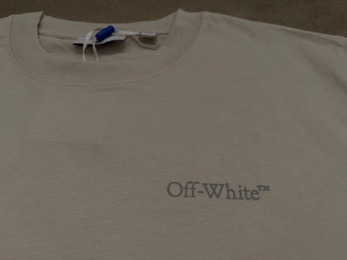 T-shirt Off White Beige